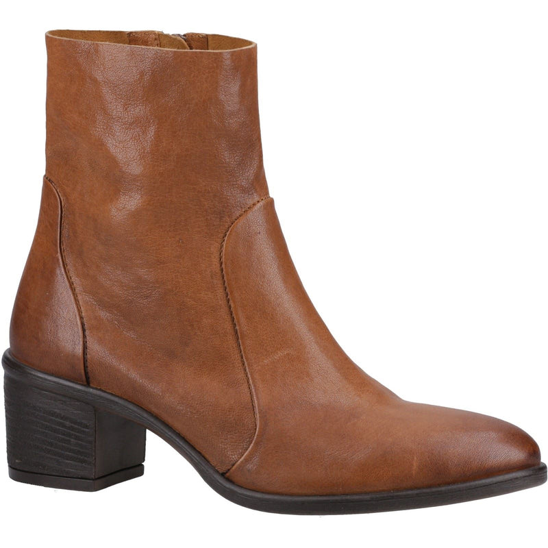 Hush Puppies Winona Bottes En Cuir Pour Femme Couleur Marron Clair