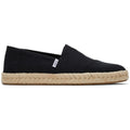 TOMS Alpargata Rope 2.0 Espadrilles Noires Pour Hommes En Coton 100%