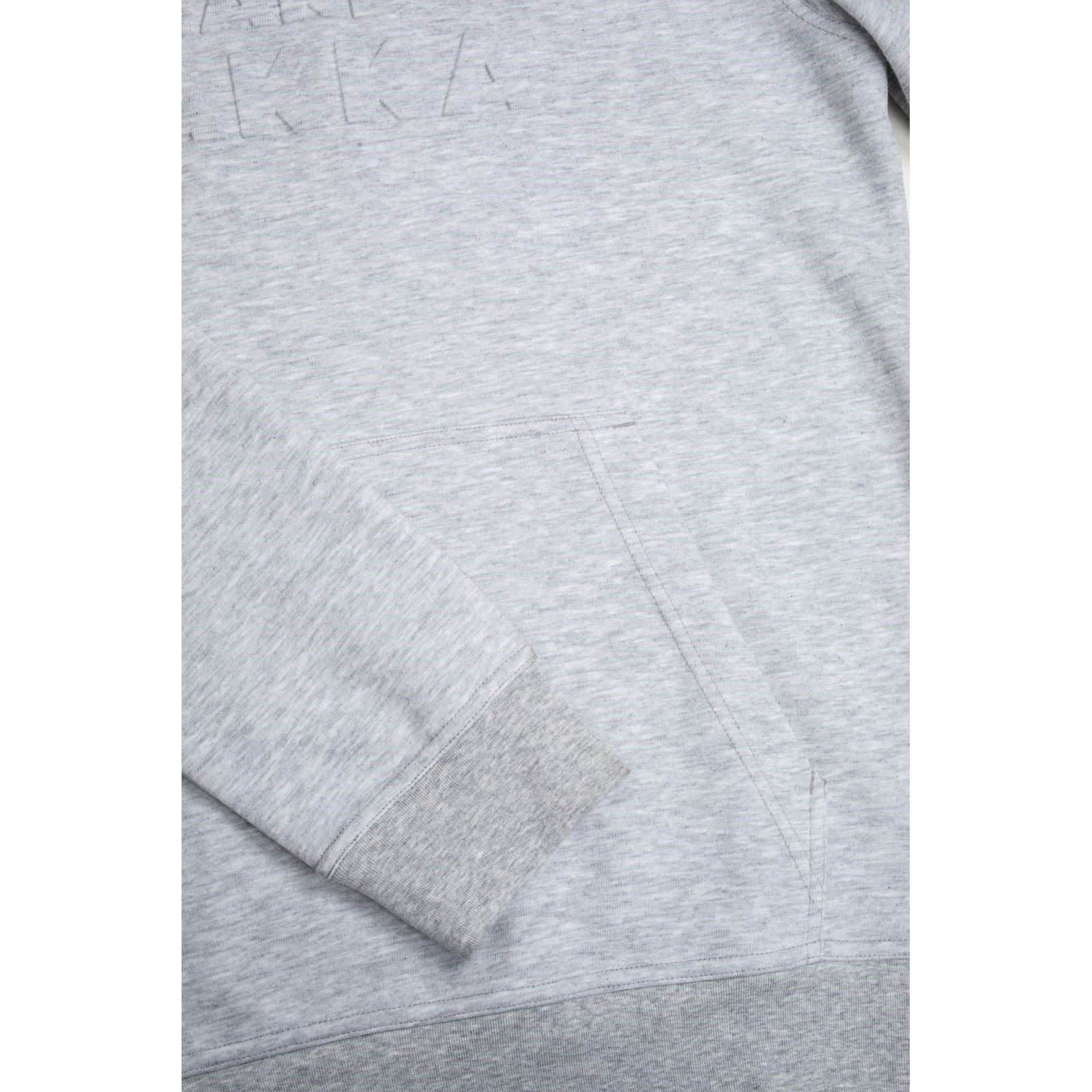 Hard Yakka Embossed Pullover Sweat À Capuche Gris En Coton Pour Homme