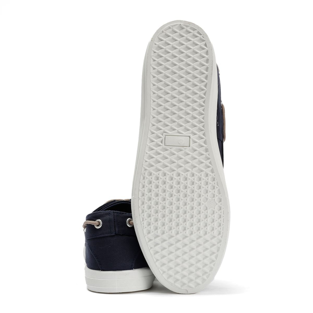 Penguin Sailor Chaussures Lacées Bleu marine En Toile Pour Hommes