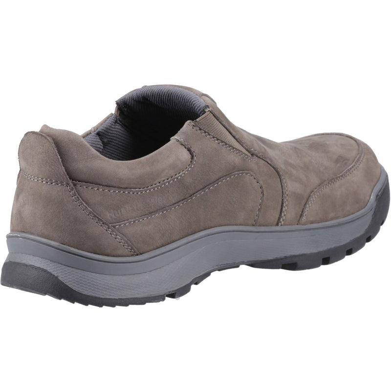 Hush Puppies Jasper Chaussures Mocassins En Nubuck Gris Pour Hommes