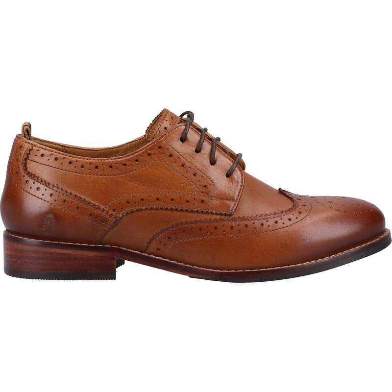 Hush Puppies Natalia Chaussures Richelieu En Cuir Pour Femmes De Couleur Fauve