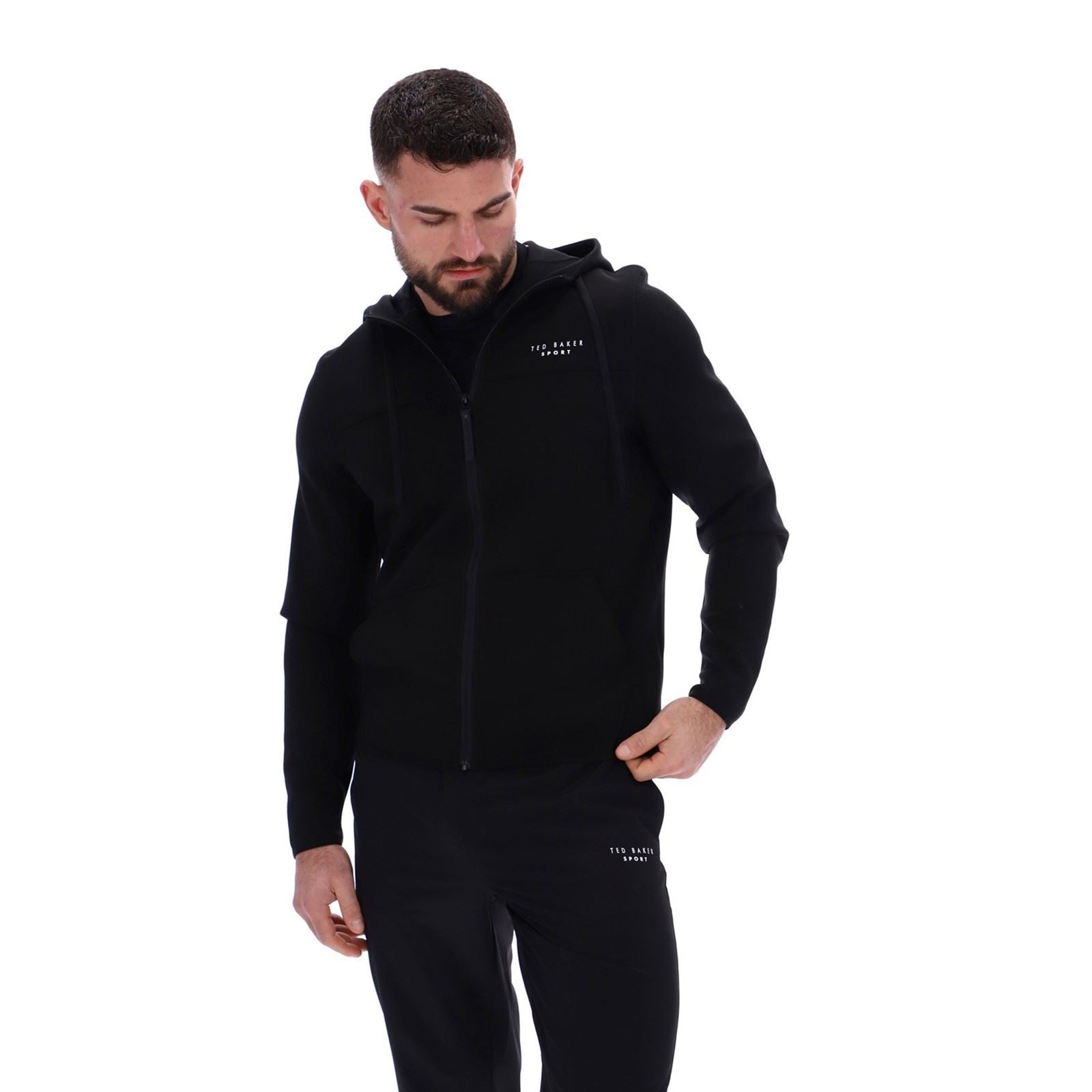 Ted Baker MICHAEL TBMHSA2532 Sweat À Capuche Noir Pour Homme