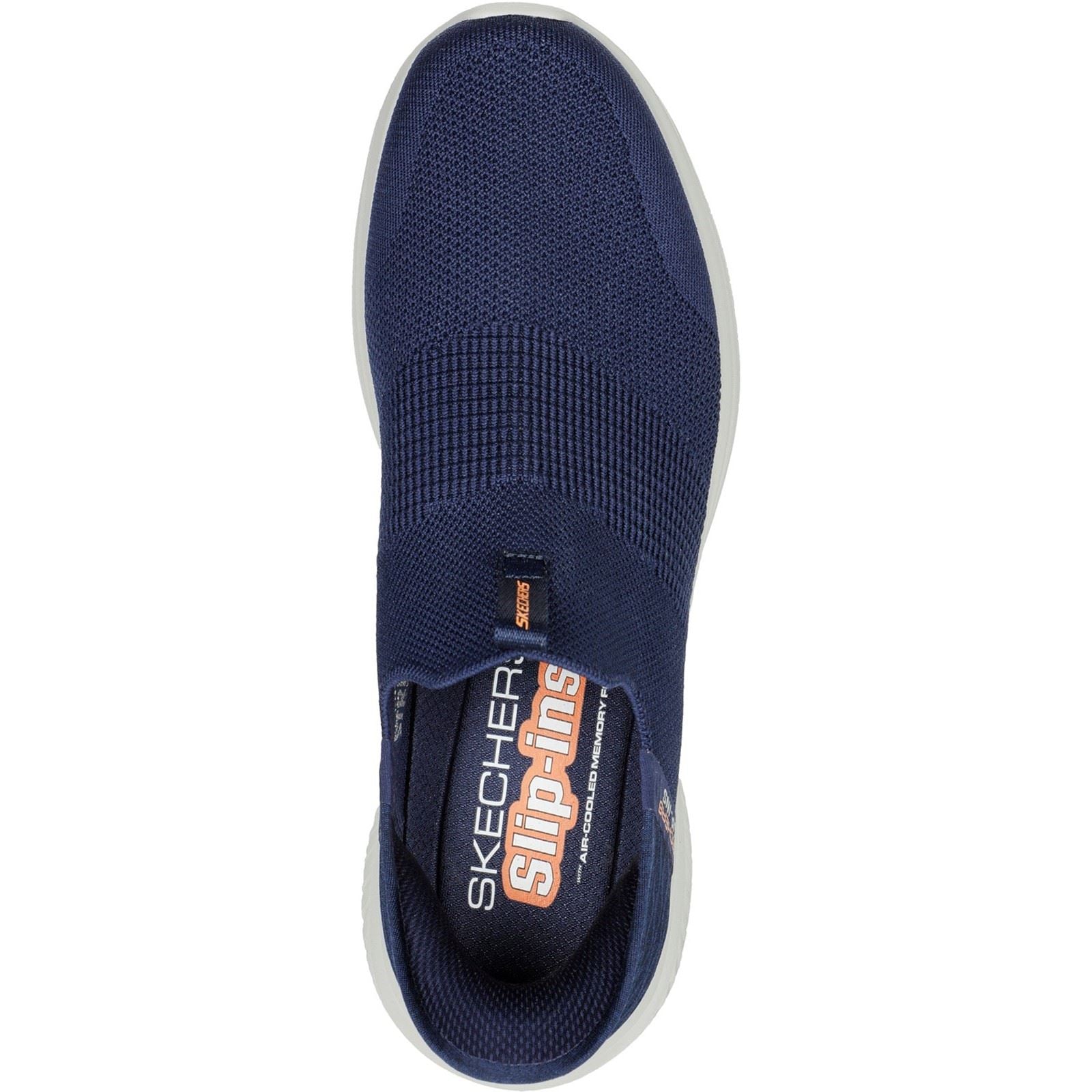 Skechers Ultra Flex 3.0 Smooth Step Baskets En Synthétique Pour Homme, Couleur Marine