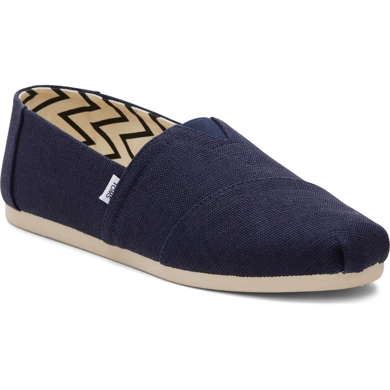 TOMS Alpargata Classic Espadrilles En Coton Pour Hommes, Couleur Marine