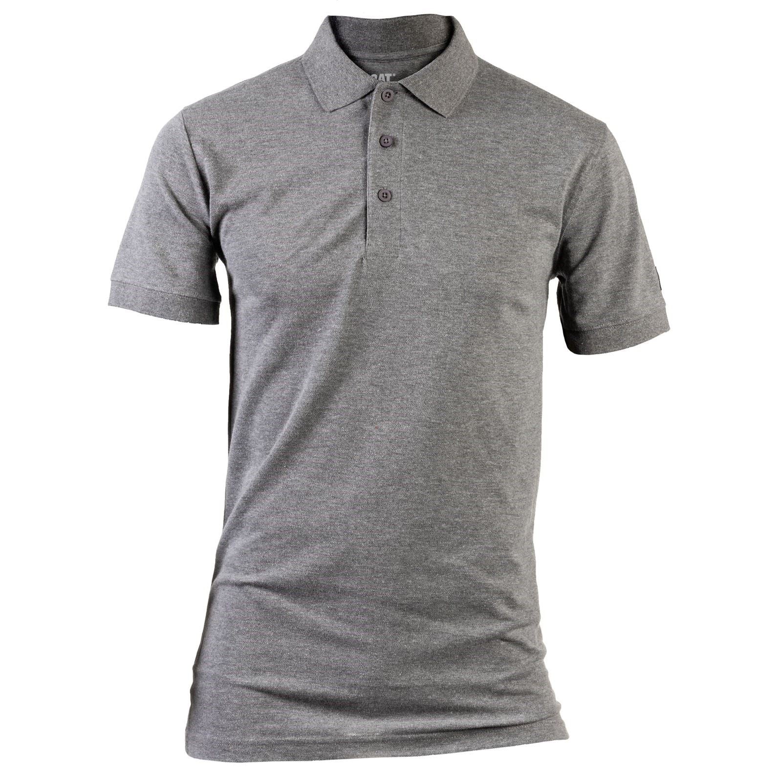 Caterpillar Essentials Polo En Coton Pour Hommes Gris