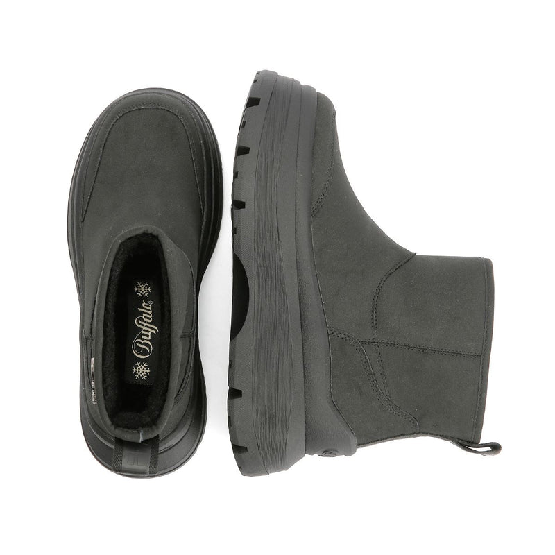 Buffalo Olympia Pull On LO Warm Bottes Noires Pour Femmes
