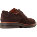 Base London Mawley Chaussures Oxford Brunes Brûlées En Cuir Pour Hommes