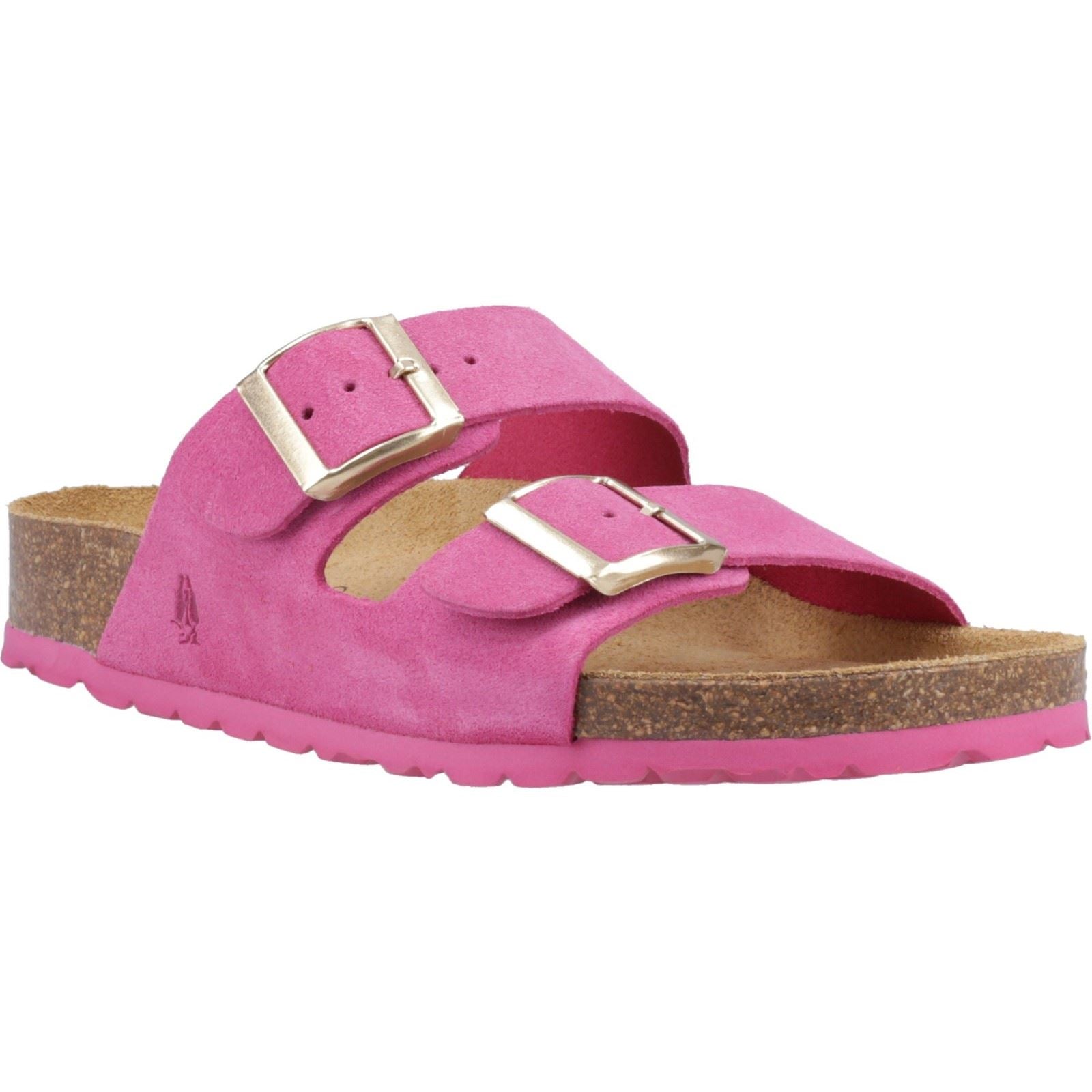 Hush Puppies Brixley Mule Sandales Fuchsia Pour Femmes Suede