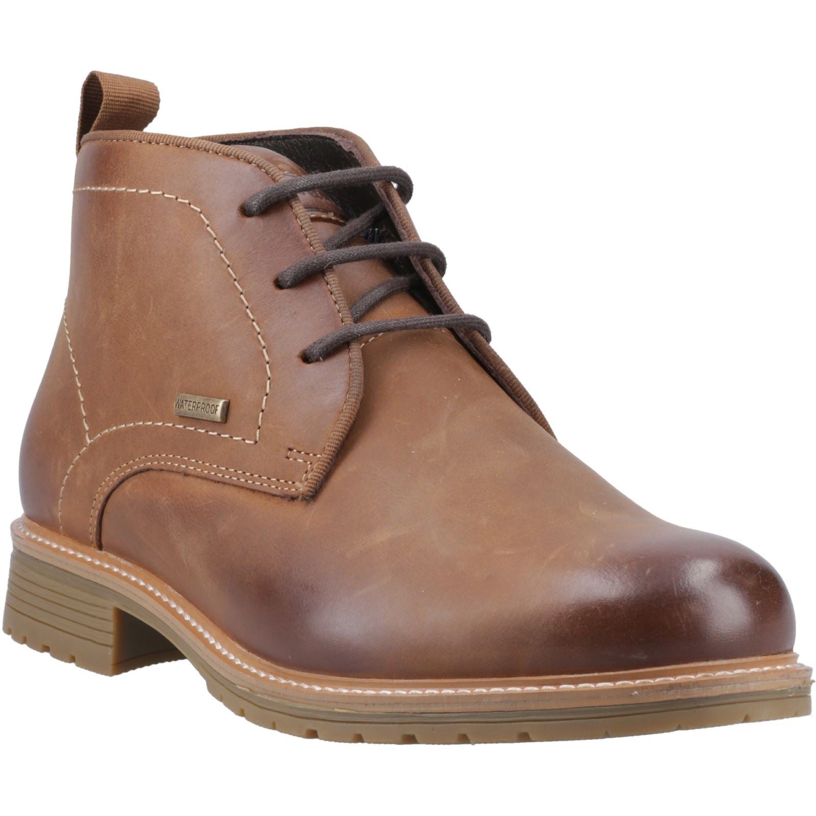 Hunter Jura Bottes Pour Homme En Cuir Marron Foncé