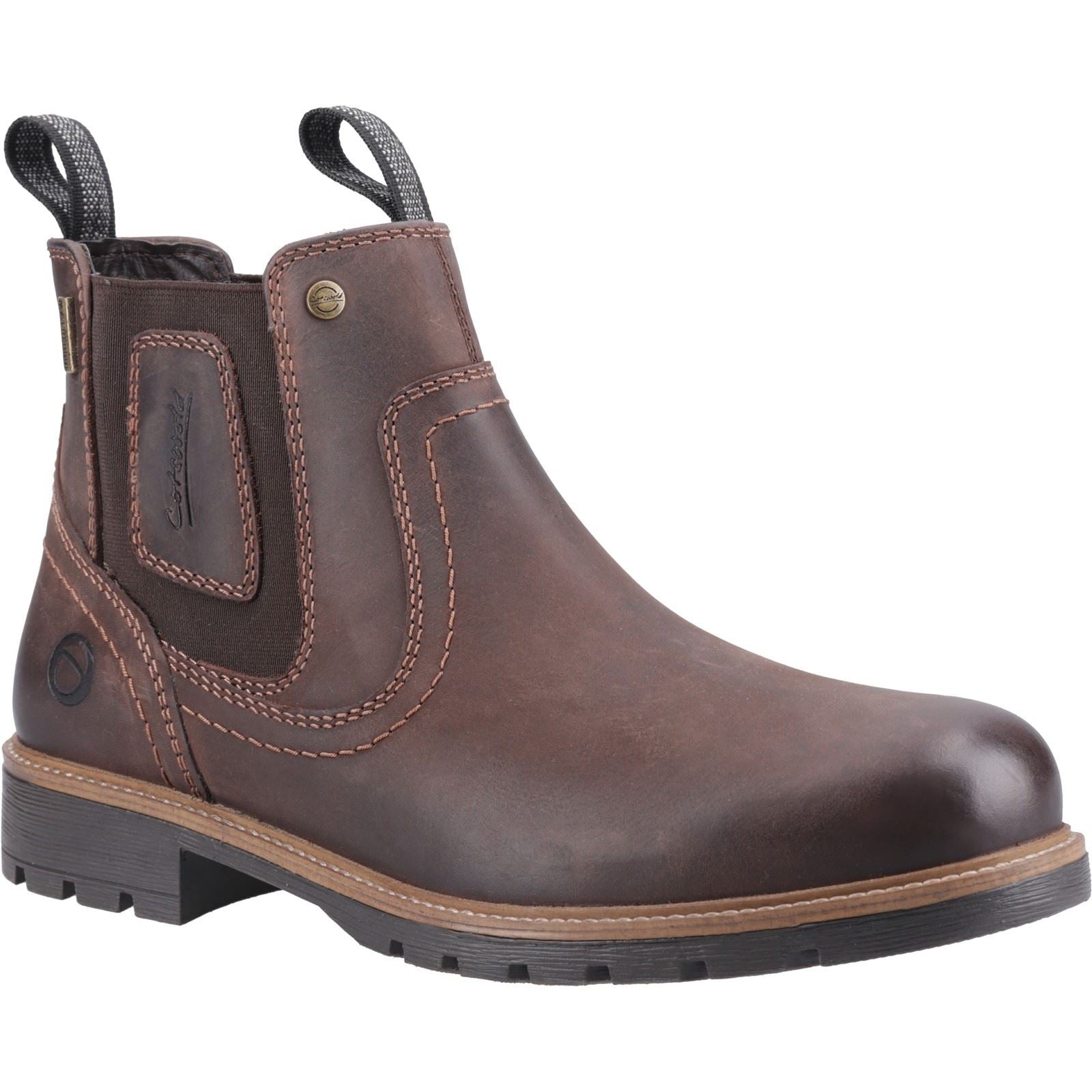 Cotswold Chipping Bottes En Cuir Marron Pour Homme
