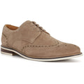 Dune Stanford Chaussures Richelieu Beige Pour Homme En Suède