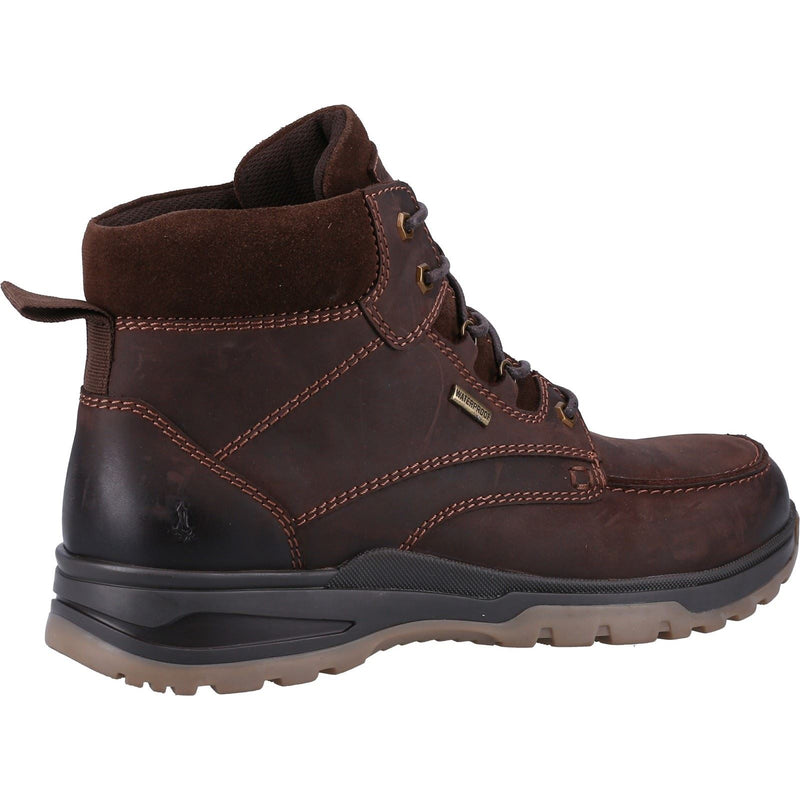 Hush Puppies Palmer Bottes En Cuir Marron Pour Hommes