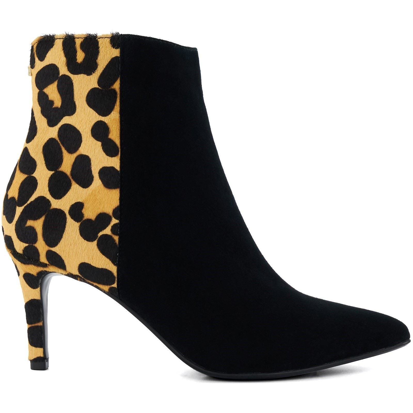 Dune Obsessive 2 Bottes Léopard En Cuir Pour Femmes