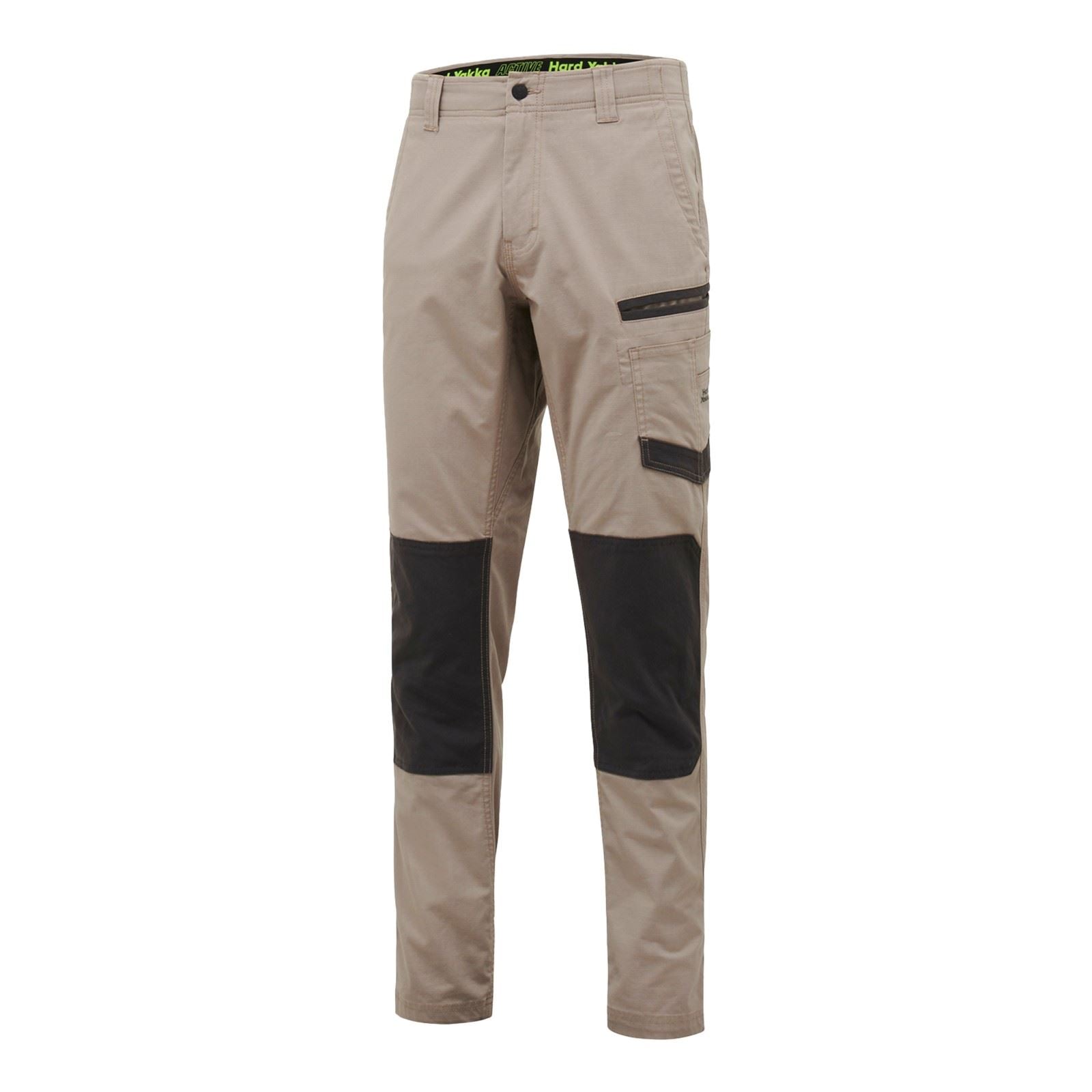 Hard Yakka Raptor Active Pantalons D'extérieur En Coton Pour Hommes Beige