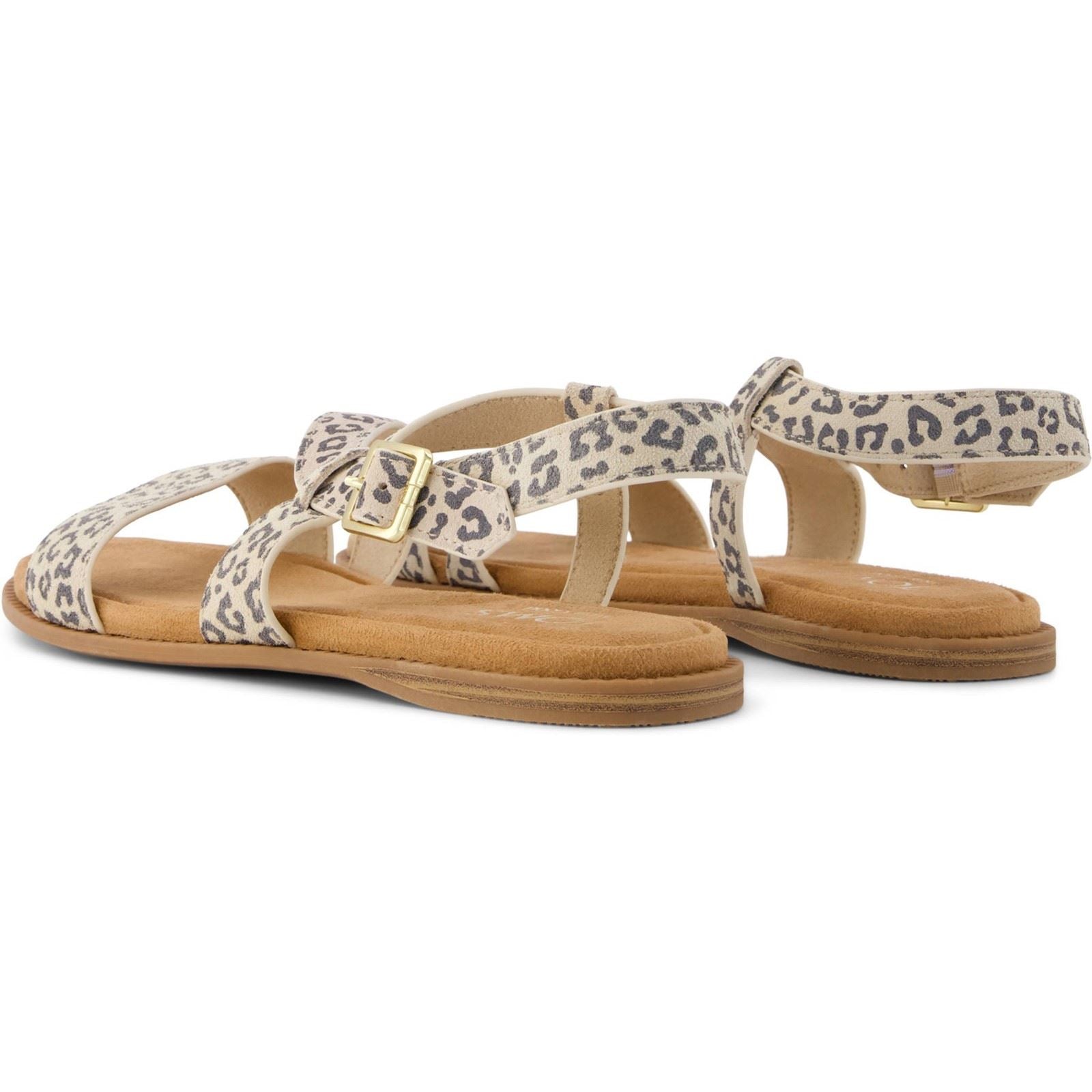 TOMS Mar Sandales En Cuir Pour Femmes Couleur Avoine