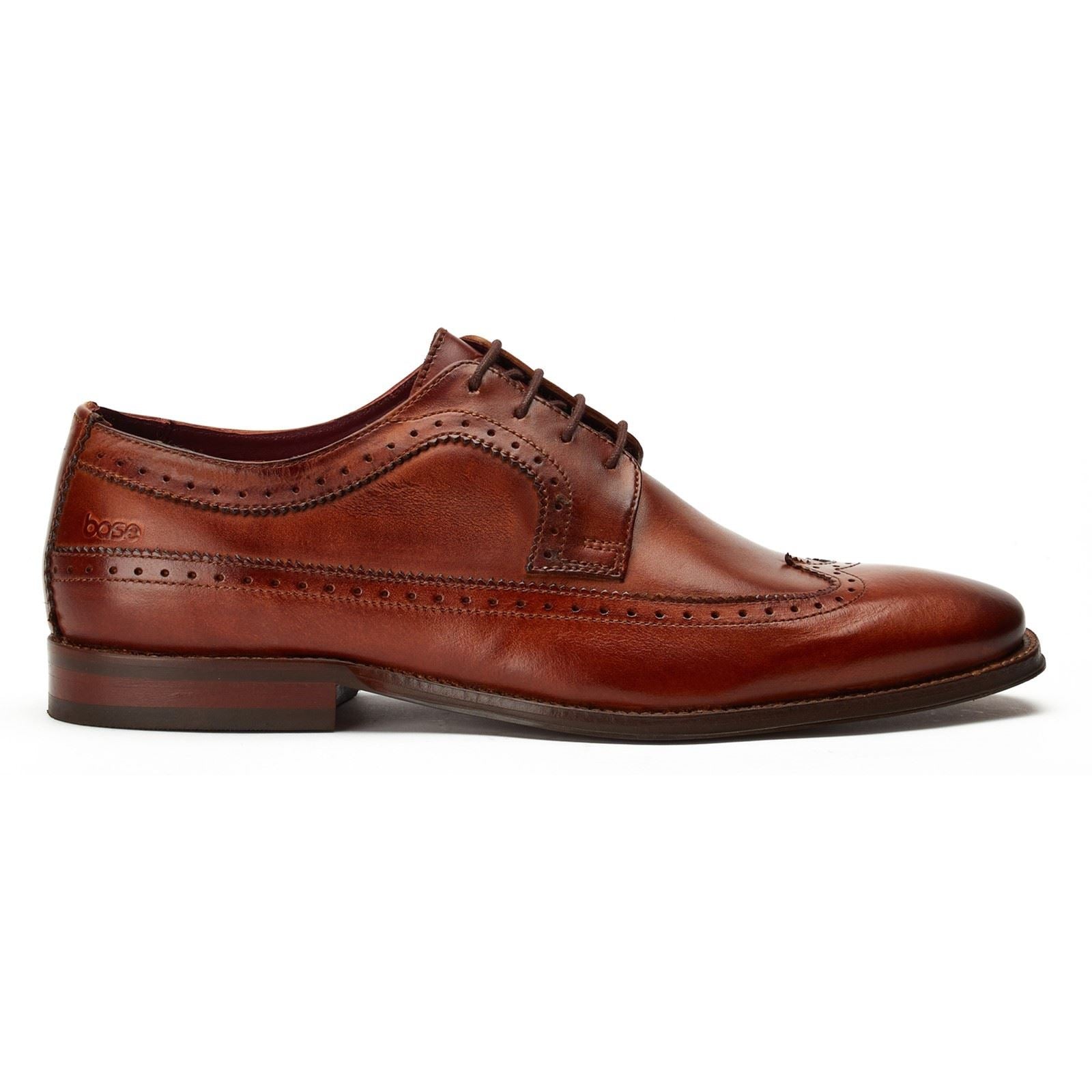 Base London Havisham Chaussures Derby Homme En Cuir Beige