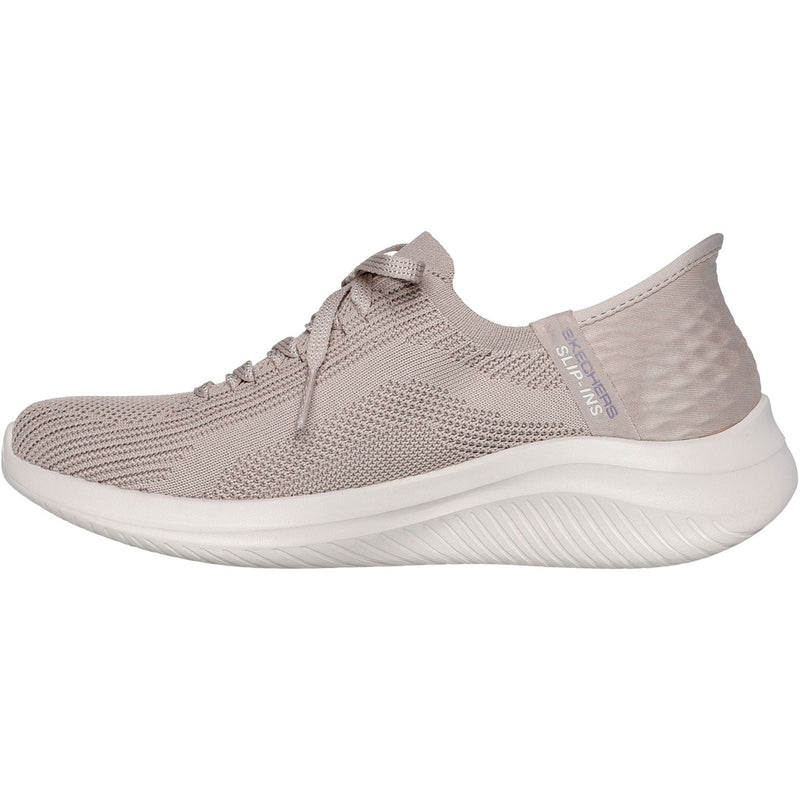 Skechers Ultra Flex 3.0 Brilliant Path Sneakers En Toile Pour Femmes Taupe