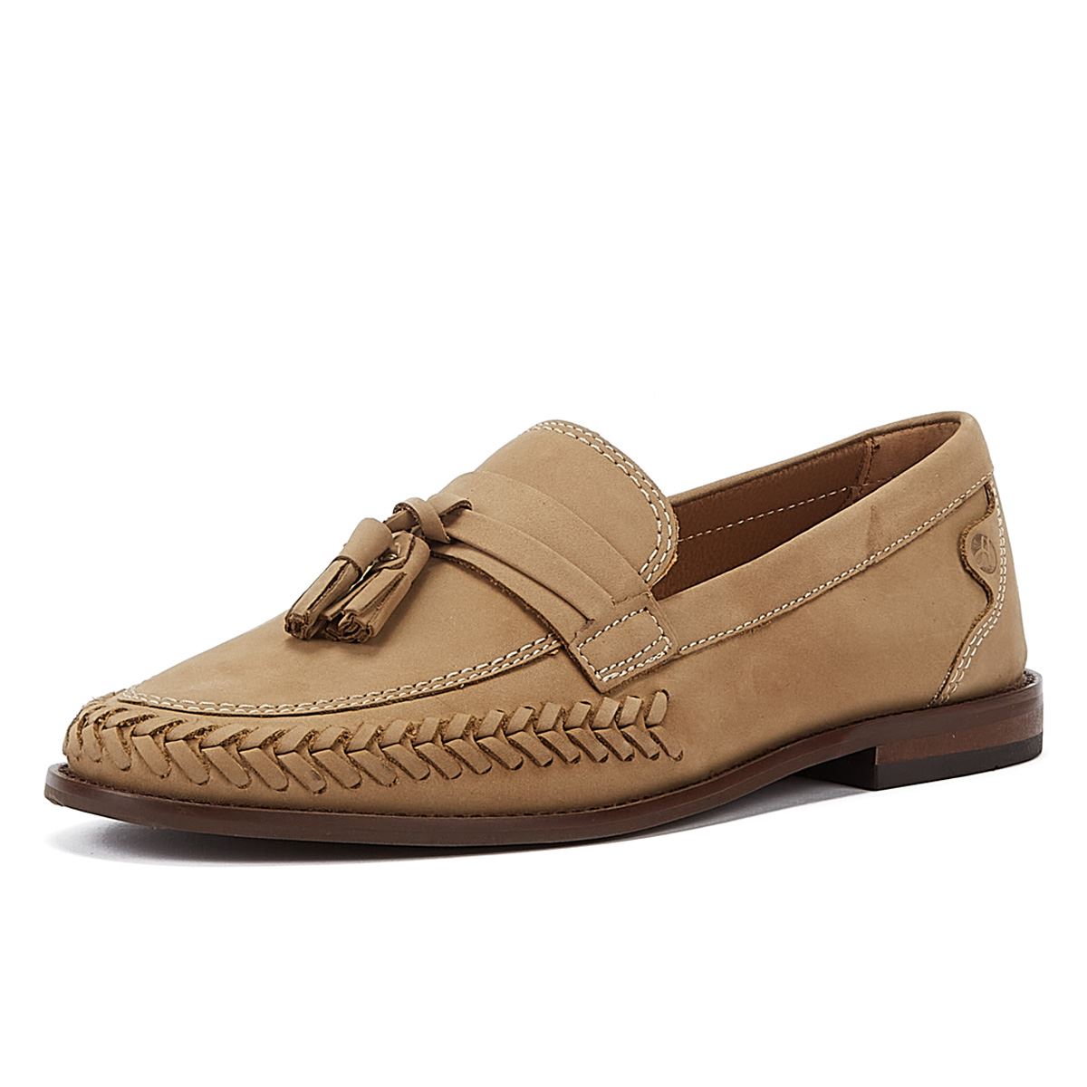 H By Hudson Haldon Mocassins En Daim Taupe Pour Hommes Taupe Décontracté