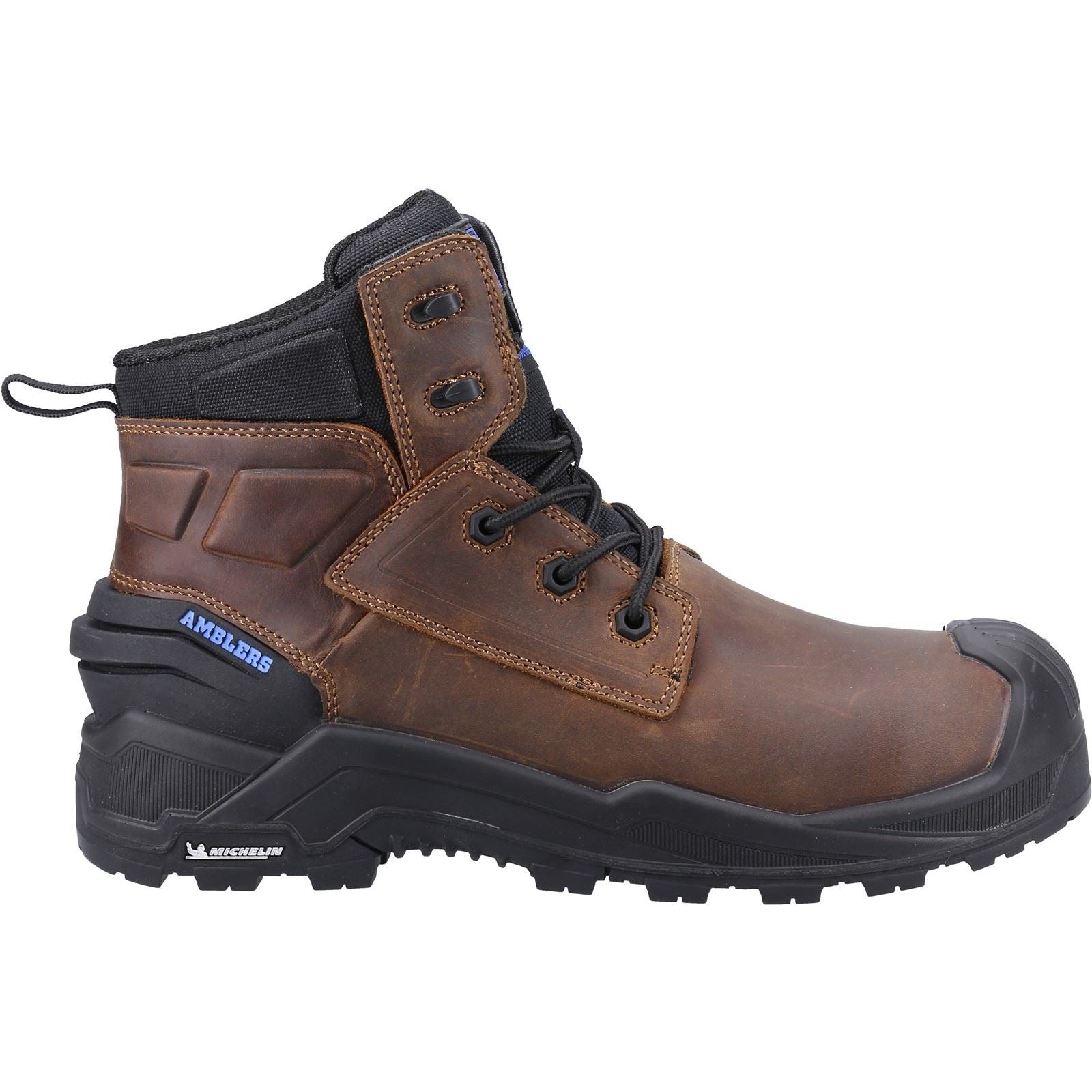 Amblers Safety Bottes De Sécurité En Cuir Marron 980C