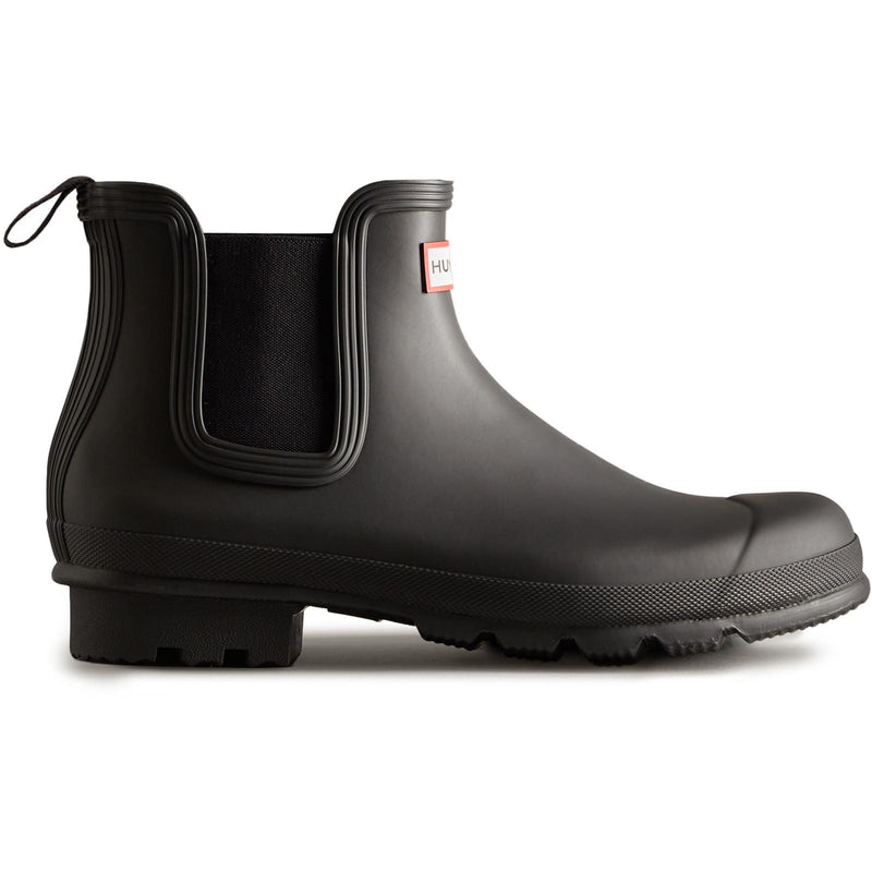 Hunter Original Chelsea Bottes En Caoutchouc Noires Pour Homme