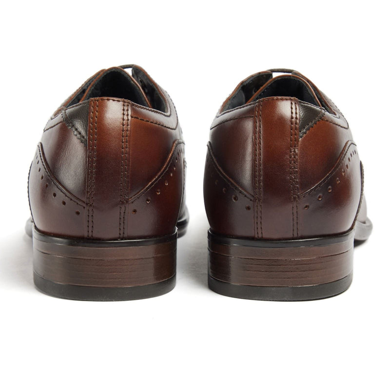 Pod Ralph Chaussures Oxford En Cuir Cognac Pour Hommes