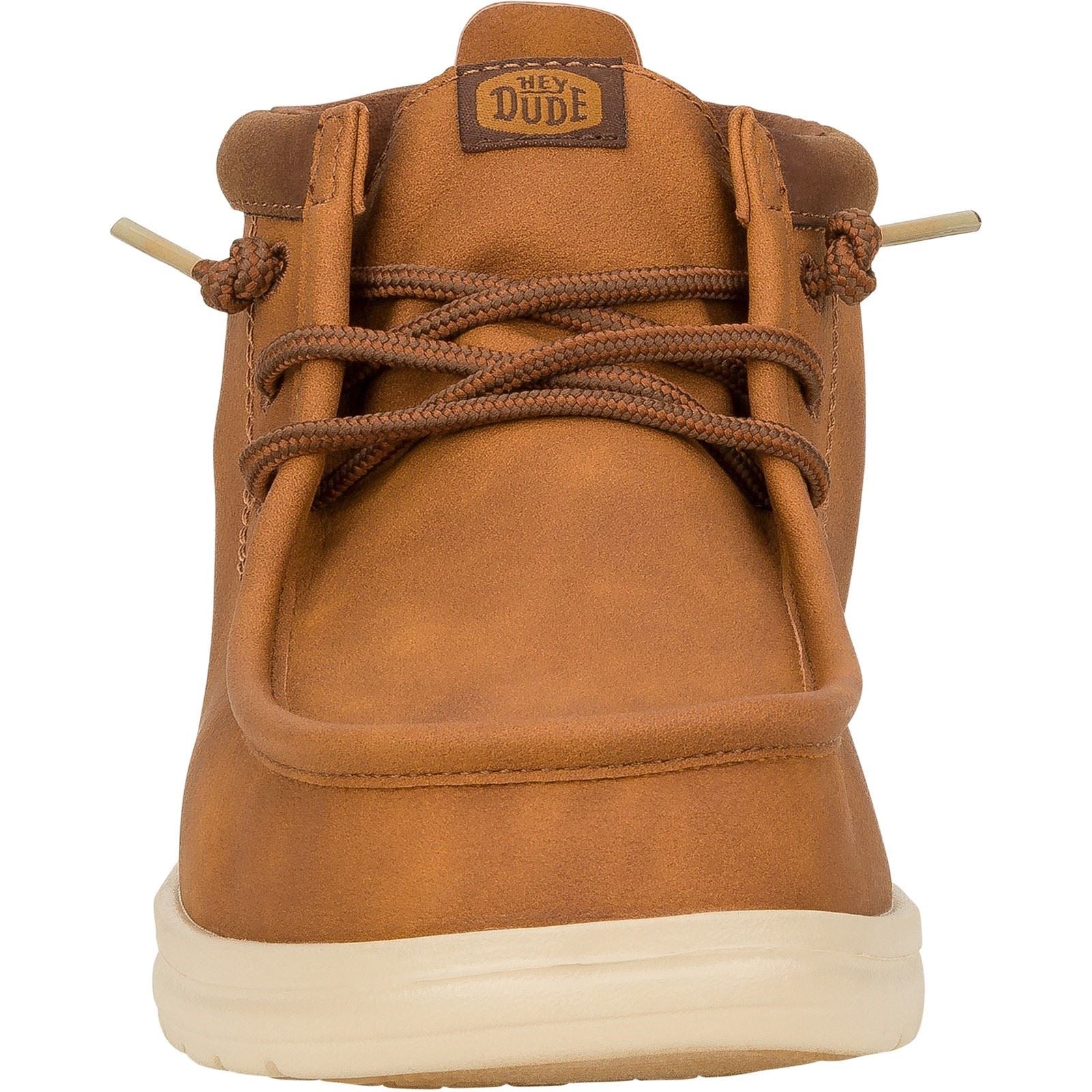 HEYDUDE Wally Mid GripR Classic Bottes Pour Hommes Cognac/Tan