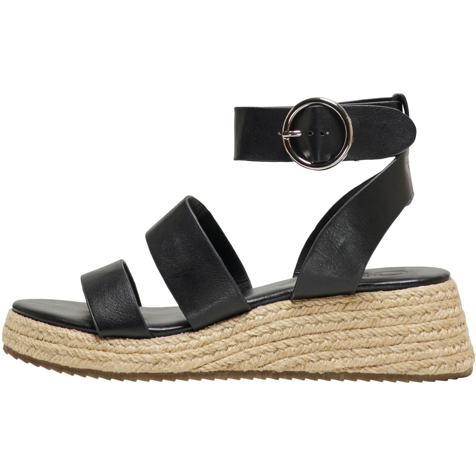 ONLY MINERVA 1 Espadrilles Pour Femmes En Synthétique Noir
