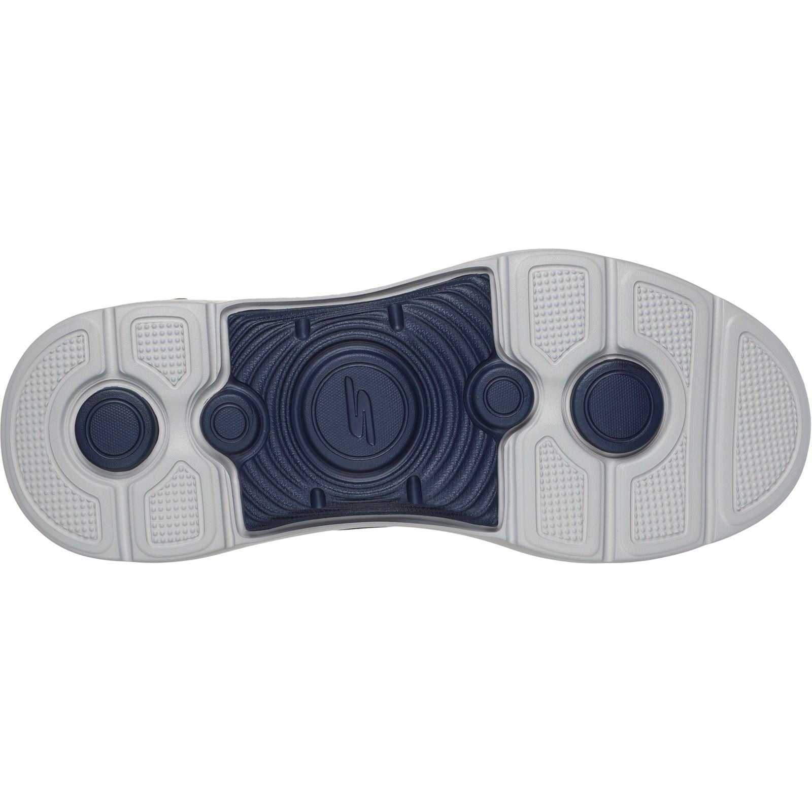 Skechers Go Walk Arch Fit 2.0 Idyllic Baskets Homme En Toile Bleu Marine