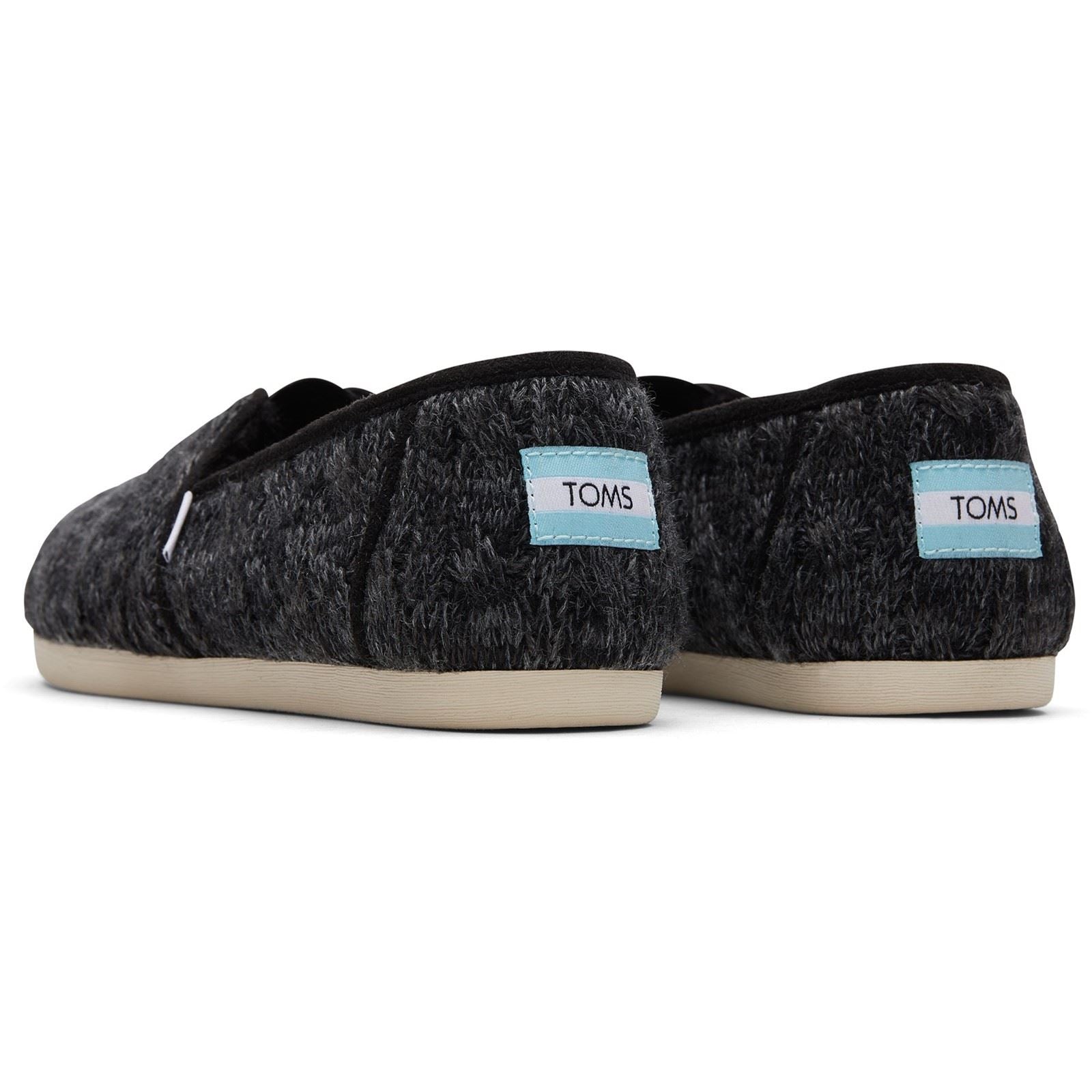 TOMS Alpargata Cloudbound Chaussons Noirs En Polyester Pour Femmes