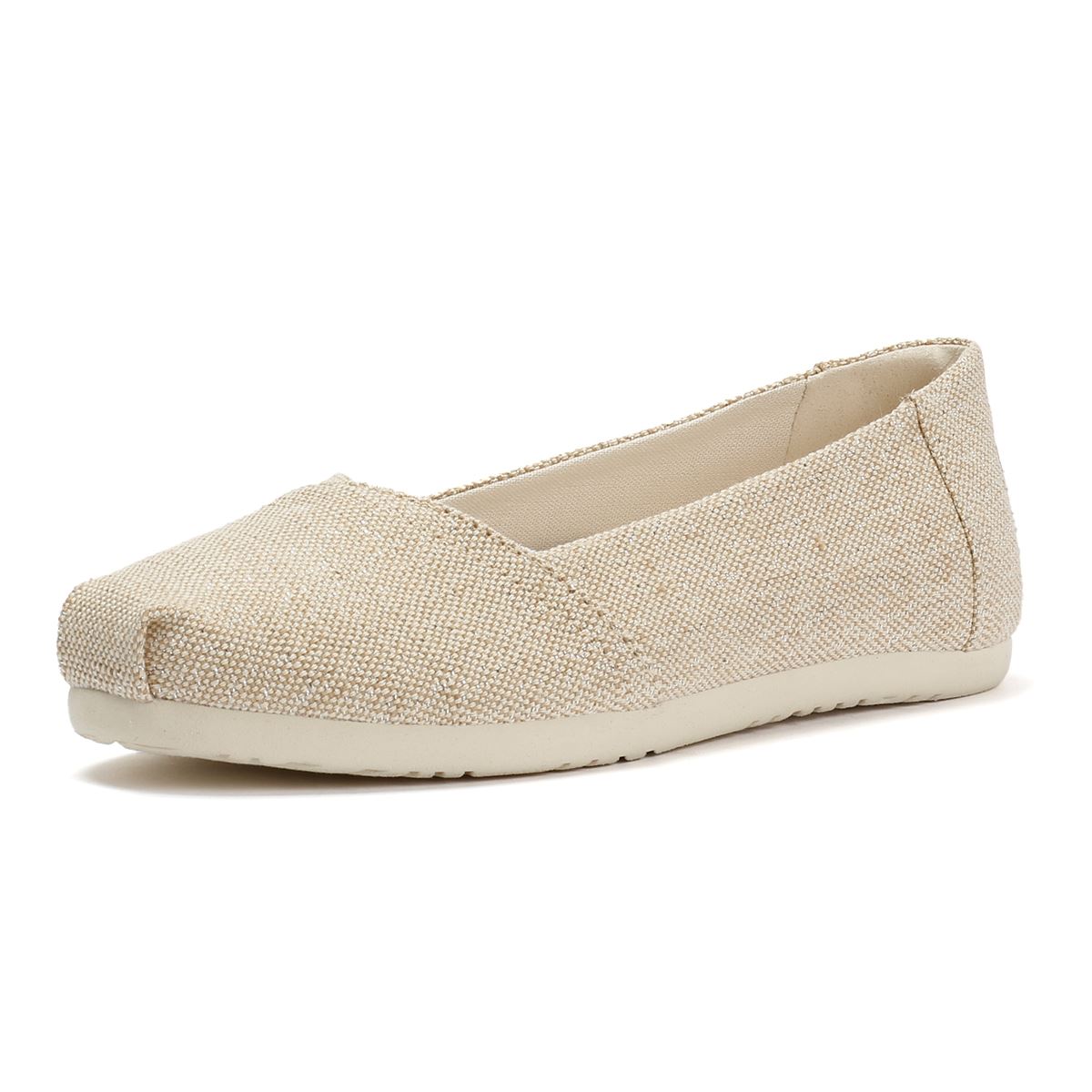 TOMS Alpargata Ballet Espadrilles En Toile Beige Pour Femmes