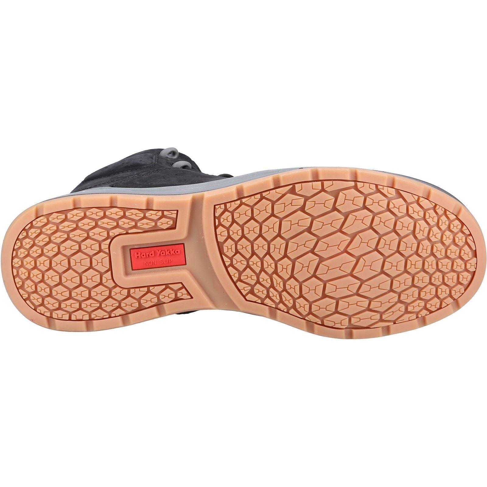 Hard Yakka Bottes De Sécurité En Cuir Noir Avec Fermeture Éclair En Dentelle Trois Mille Cinquante-Six