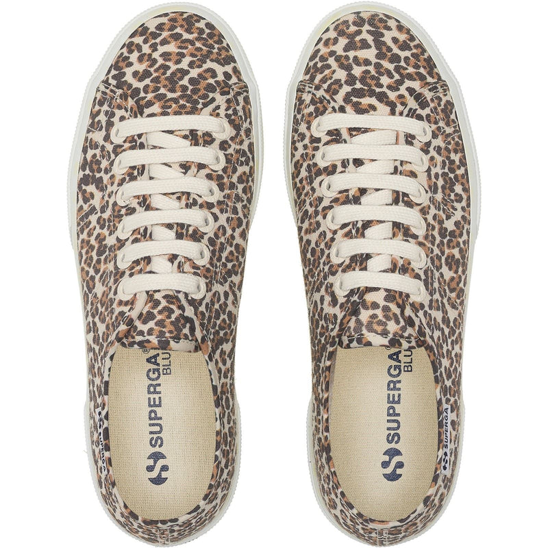 Superga 2740 Leopard Print Chaussures De Sport Léopard Pour Femme En Toile