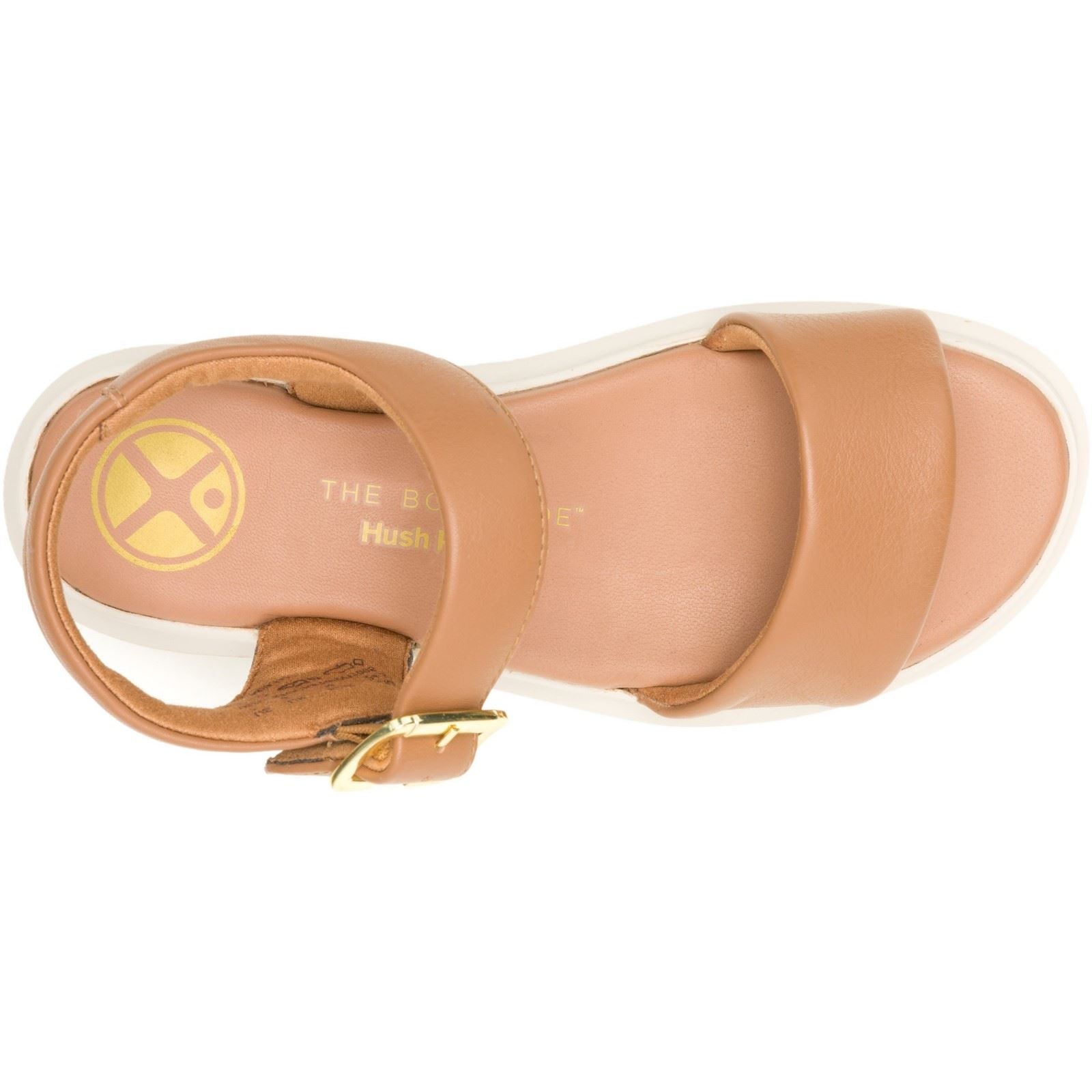 Hush Puppies Uplift Sandales En Cuir Pour Femme Couleur Tan