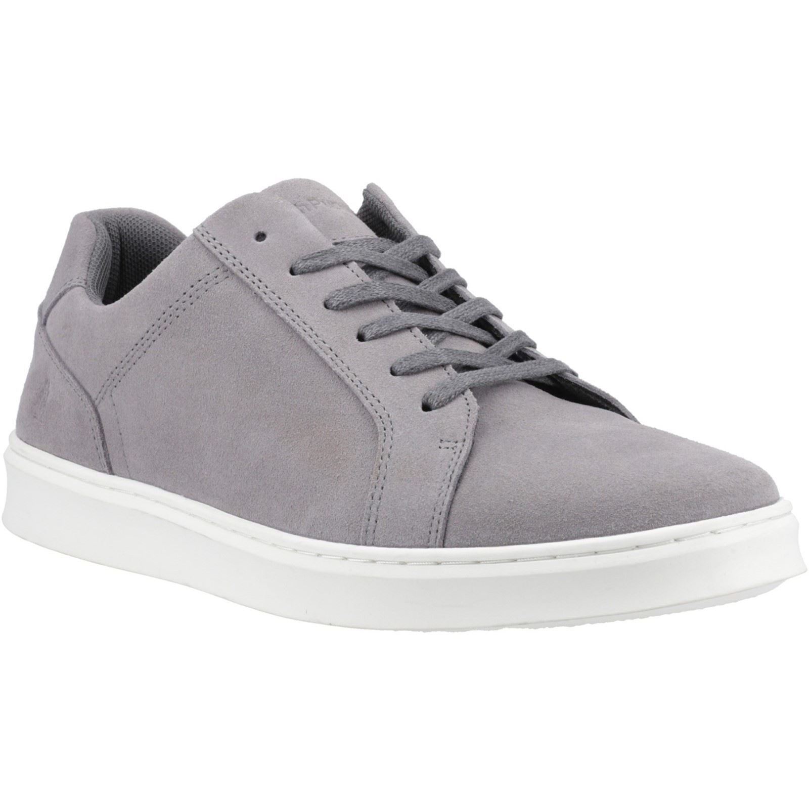 Hush Puppies Madden Chaussures De Sport Grises Pour Hommes En Daim