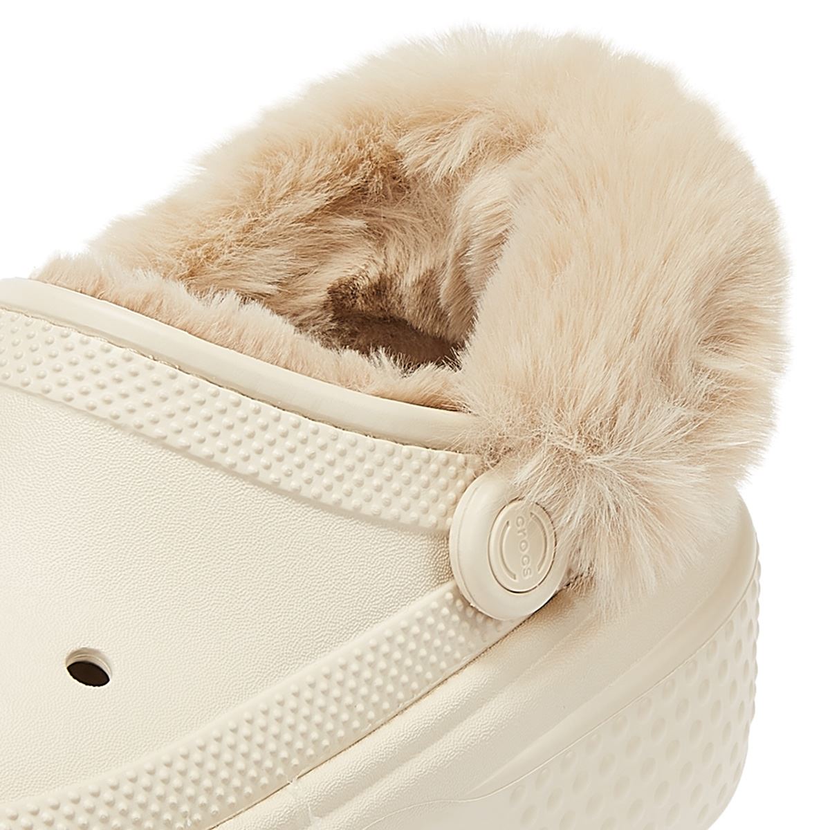 Crocs Sabots À Talons Compensés Pour Femmes Beige