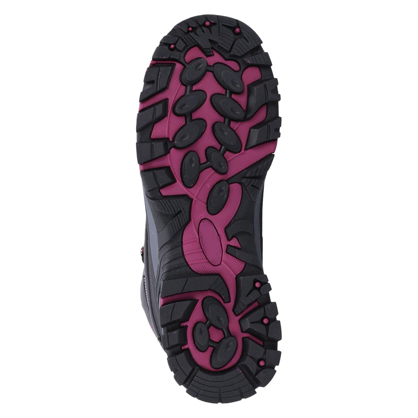 Cotswold Calmsden Bottes De Randonnée Pour Femmes En Caoutchouc Gris/rose.