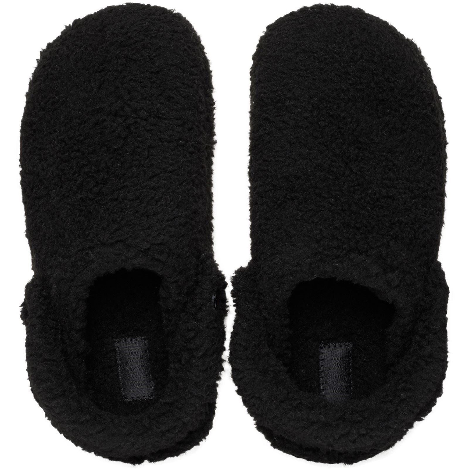 Crocs Classic Cozzzy Slipper Chaussons Noirs En Polyester