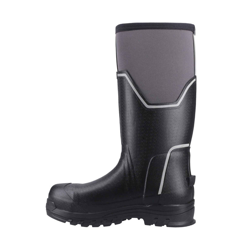 Muck Boots Grit S5 Bottes En Caoutchouc Pour Homme Noir/gris