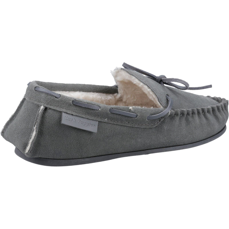 Hush Puppies Allie Chaussons En Daim Gris Pour Femme