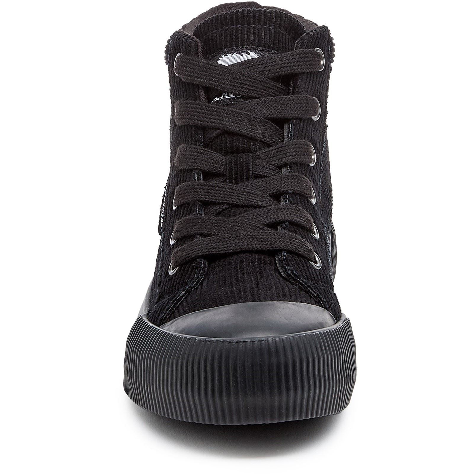 Rocket Dog Cheery Hi Baskets Noires En Velours Côtelé Pour Femmes