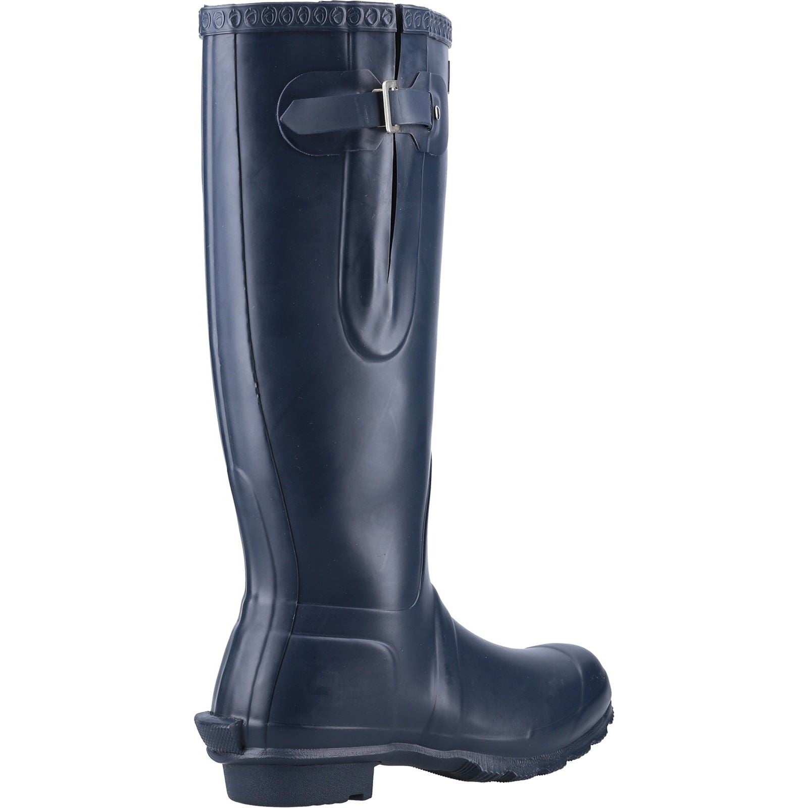 Cotswold Windsor Welly Bottes De Pluie Pour Femmes En Caoutchouc Bleu Marine