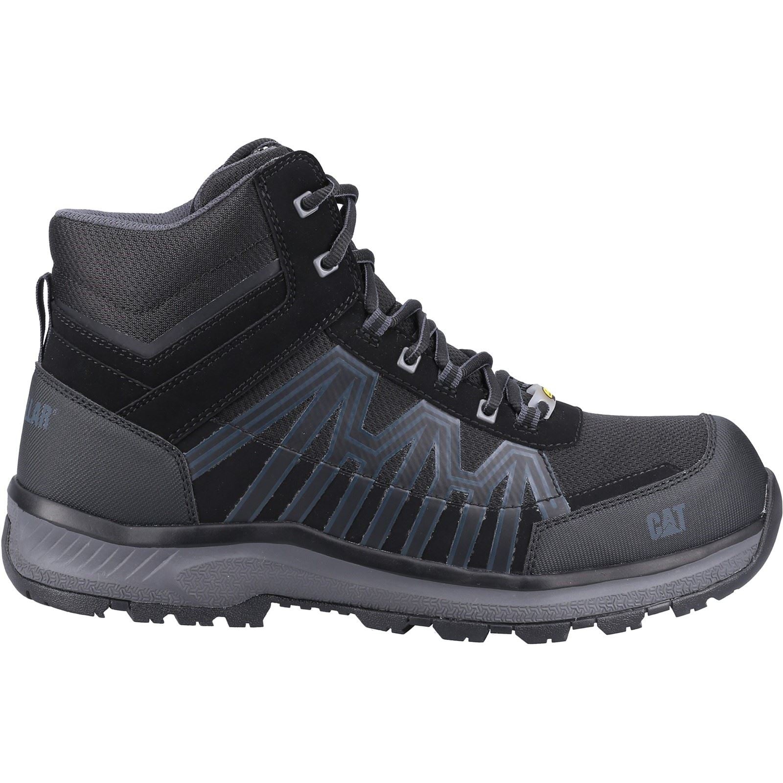 Caterpillar Bottes De Randonnée Noires Charge Pu/Mesh/Tpu