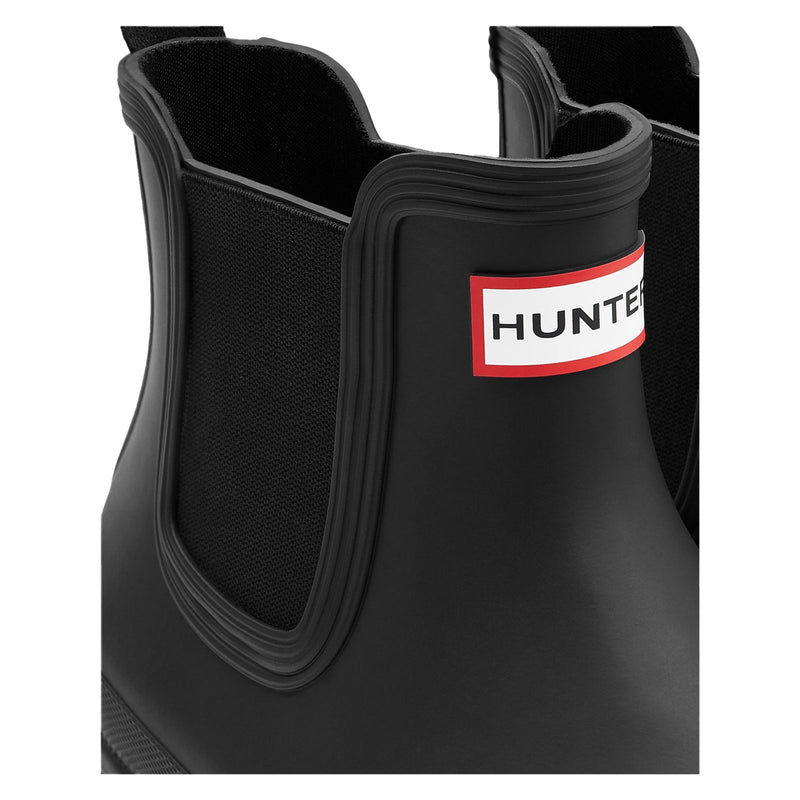 Hunter Original Chelsea Bottes En Caoutchouc Noires Pour Homme