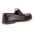 Sperry Authentic 2 Eye Chaussures Bateau Pour Hommes En Cuir Couleur Amaretto
