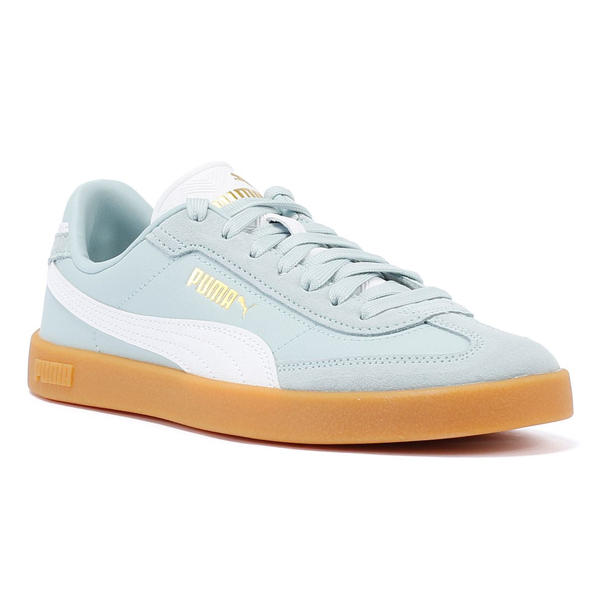 Puma Club II Era Baskets En Daim Bleu/Blanc Pour Femmes