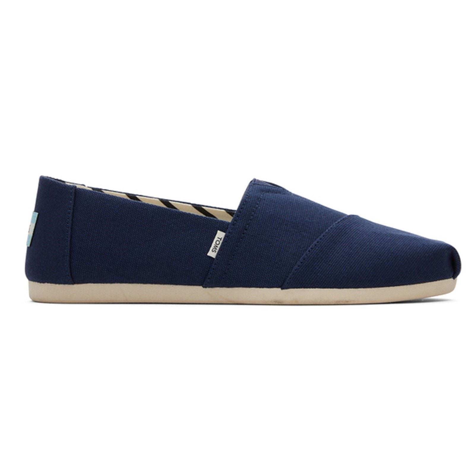 TOMS Alpargata Espadrilles En Toile De Coton À 100% Pour Femmes, Couleur Bleu Marine