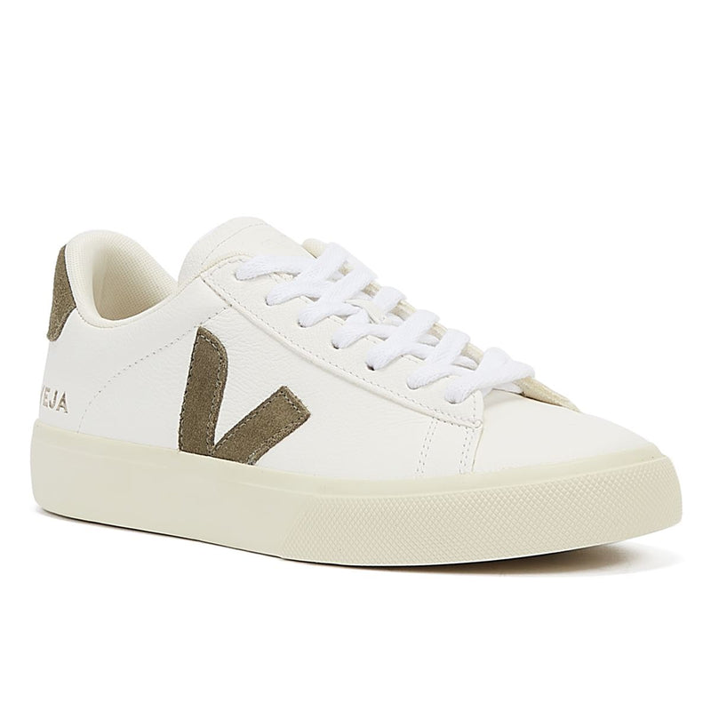 Veja Baskets Pour Femmes Campo Extra Khaki Blanches/Khaki