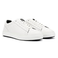 Ben Sherman Ace Cupsole Baskets Blanches En Cuir Pour Hommes