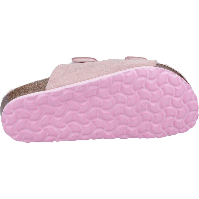 Hush Puppies Jessie Chaussons Roses En Cuir Pour Femme